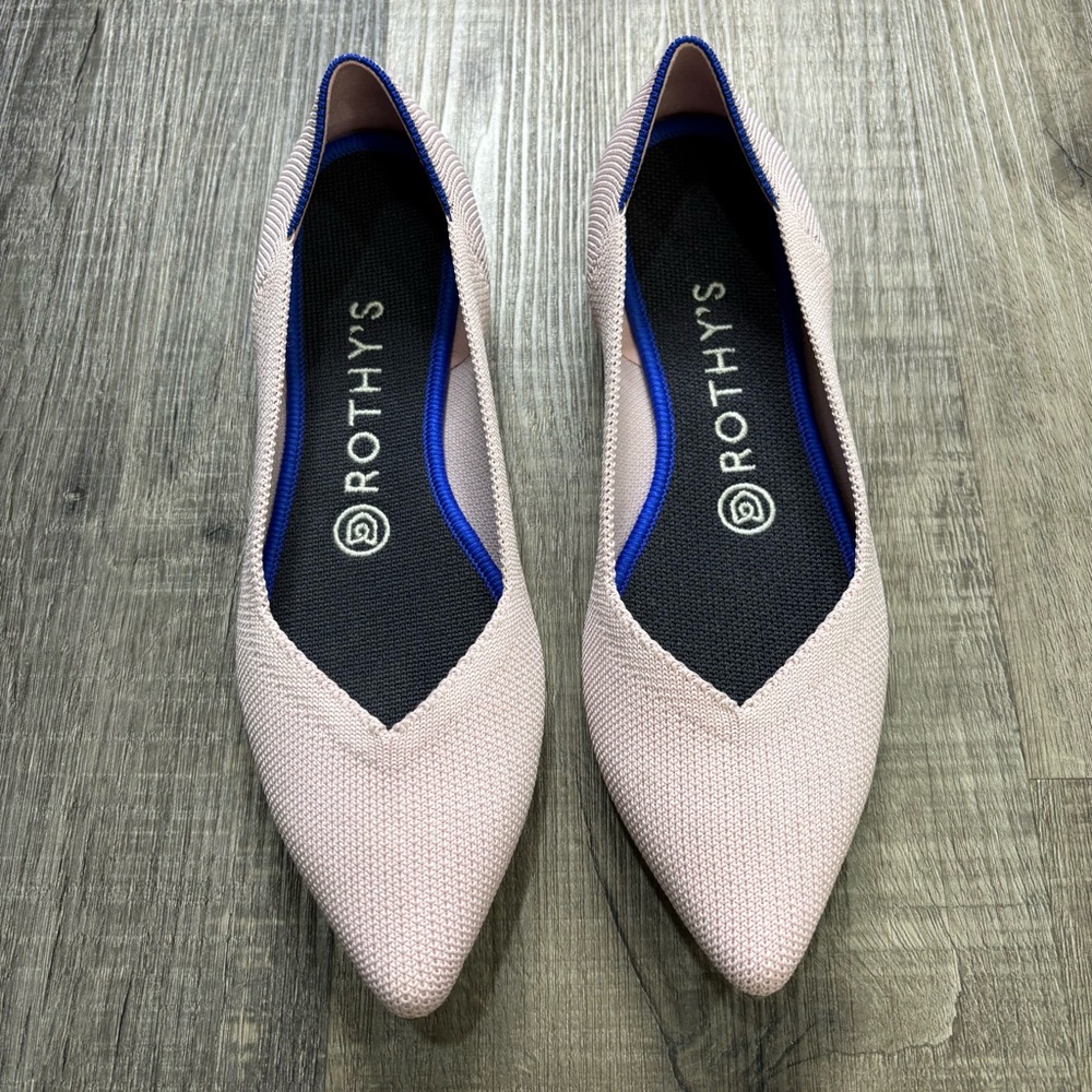 Rothys Petal Pink Solid Point, EUC - Picture 4 of 16